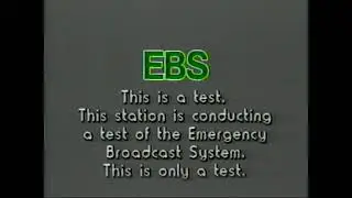 Q13 Emergency Broadcast System test from 1986
