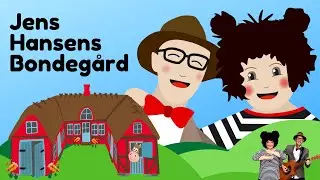 Jens Hansens Bondegård | Børnesang med fagter | Popsi og Krelle
