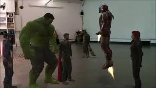 Yoga with the Marvel Avengers at Starship Yoga