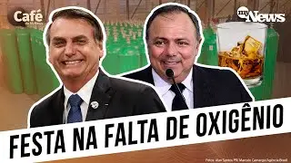 General Pazuello acusado por ex-mulher, Andr&eacute;a Barbosa, de festejar com whisky na crise de oxig&ecirc;nio
