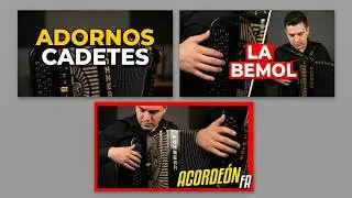 Adornos de Los Cadetes De Linares-La Bemol-Acordeon de FA-Instruccional