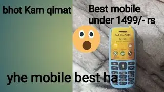 Calme D106 mobile unboxing ! Best review ! Mobile review