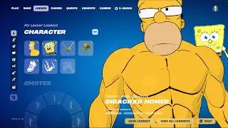 Gigachad Homer Simpson in Fortnite?! Multiverse Skin Concept 🔥