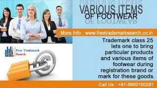 Trademark Class 25 Clothing