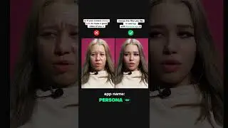 Persona app 😍 Subscription price - $1 #selfie #filters