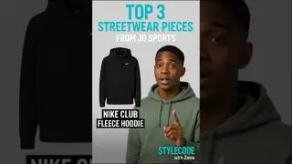 TOP 3 STREET WEARS FROM #JD SPORTS #NIKE JD Sports, Nike Club Fleece, Adidas Forum.