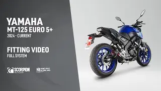 Yamaha MT-125 Euro 5+ Scorpion Exhaust Fitting Video