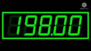 200 Seconds Countdown Digital Clock Timer (With Time shock Game Music)