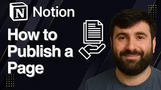 Как опубликовать свою страницу в Notion | Краткое руководство 2025