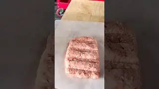Making a McRib patty #allunacyqing #mcrib #mcdonalds #copycat #recipe #txbbq