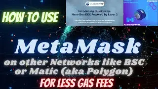 How to use MetaMask on BSC/Matic Network(aka polygon) and QuickSwap(DEX)