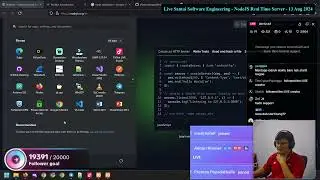 Live Santai - NodeJS uWebSocket - Real Time Communication