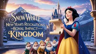 Snow White New Year Resolution: Royal Impact on Kingdom, Disney Princess Cartoon @TheStoryTale_tst
