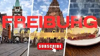 Medieval gates, trams, and timeless beauty &ndash; Freiburg Old Town 🏰🚋 #roamwithhafsa #germany 