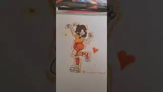 I drew Princess Daisy!🧡 #shorts #princessdaisy #drawing #slayyyyy