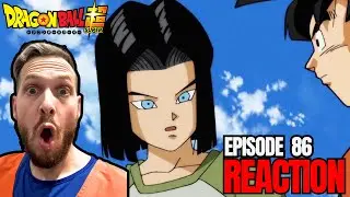 GOKU PUSHED TO HIS EDGE?! Android 17's Power is INSANE! Dragon Ball Super Episode 86 *Reaction*