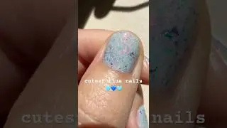 Would you wear this blue crelly? 🩵💙 #nails #nailpolish #blue