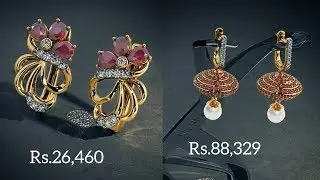 Latest RUBY EARRINGS designs with PRICE FROM BLUESTONE