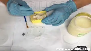 how to use the silicone material make the silicone mold part 2
