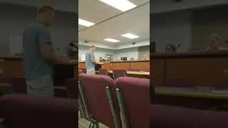 James Esposito addresses Washington Township Warren County NJ committee August  17th 2021