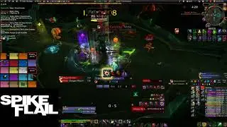 Spike Flail vs  Mythic Imonar the Soulhunter   Aff Lock and Raid Lead PoV