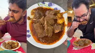 Eating Spicy Duck Curry With Chapti Pitha at Purbachal Nila Market