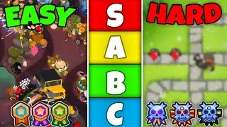 Ranking BTD6's HARDEST Maps!