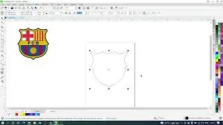 Учебное пособие Corel Draw. Инструмент &laquo;Фигура&raquo;. Продолжение. Разработка логотипа Барселоны.