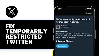 How to Fix Temporarily Restricted Twitter (X) Account (2025 Guide)