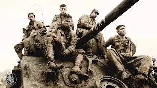 WW2 American crew use tactical skill against German tank