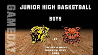 2025:  JH 🏀:  8th Grade Refugio vs Yorktown