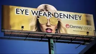 Denny Vision Sunglasses Creative Billboard