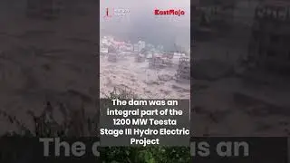 Sikkim floods: Why the breach in Chungthang Hydro-dam breach is a big deal #sikkim #floods #shorts