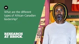 What are the different types of African-Canadian leadership?