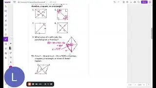 Geometry 6 6 Special Quadrilaterals