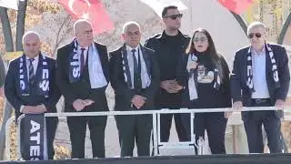 Burdur Tefenni Doç. Dr. Sinan Ateş Caddesi Açılışı ve Eletrikli Lastikli Tramvay Test Sürüşü