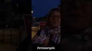 Christmas angel drop in Starbeck