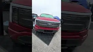 🎥 360 View Red Ford F150 Lightning EV at Electrify Expo Long Beach with EV Sportline 🔥