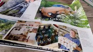 ASMR water damaged magazines