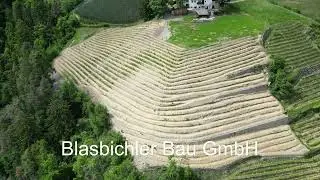 Ein neuer Weinberg entsteht - Weinbau Eisacktal in S&uuml;dtirol - Blasbichler Bau