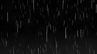Rain fall black screen | Thunder Effect Black Background ⚡ | Rainfall effect black screen  ⛈⚡