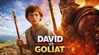 Historia de David y Goliat 🪨✝️ | La Fe que Venció al Gigante