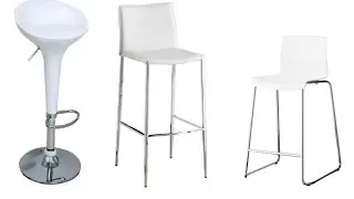 White Bar Stools