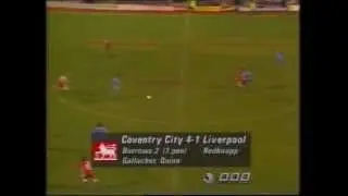 [92-93] Coventry City 5 Liverpool 1 - First win for 3 months, Mick Quinn continues scoring