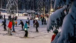 Лыжный курорт Риекстукалнс в Латвии | Riekstukalns ski resort in Latvia #dji #djiosmonano