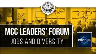 MCC Leaders' Forum: Jobs and diversity (webinar)