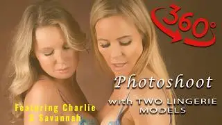 Photoshoot with Two Lingerie Models