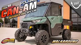 Walkaround | 2025 Can-Am&reg; Defender DPS CAB HD9 Compass Green