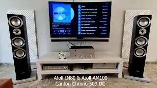 Atoll IN80 & Atoll AM100 Bi-amp vs Marantz PM6003 test 2