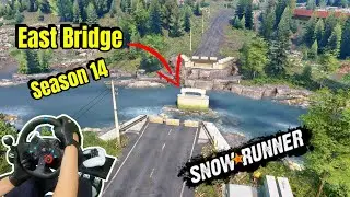 Time's Ticking! Speedy Delivery to East Bridge with Wheel, Shifter & Pedals Cam | SnowRunner